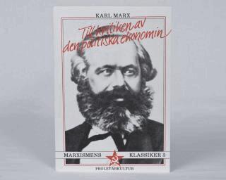 Karl Marx - Till kritiken av den politiska ekonomin, Häftad