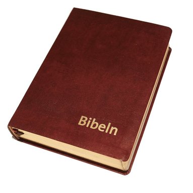 bokomslag Bibeln Cabra röd mjukband