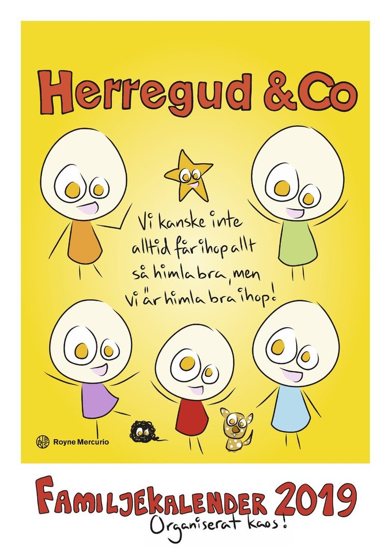 Royne Mercurio - Herregud & Co Familjekalender 2019, Häftad