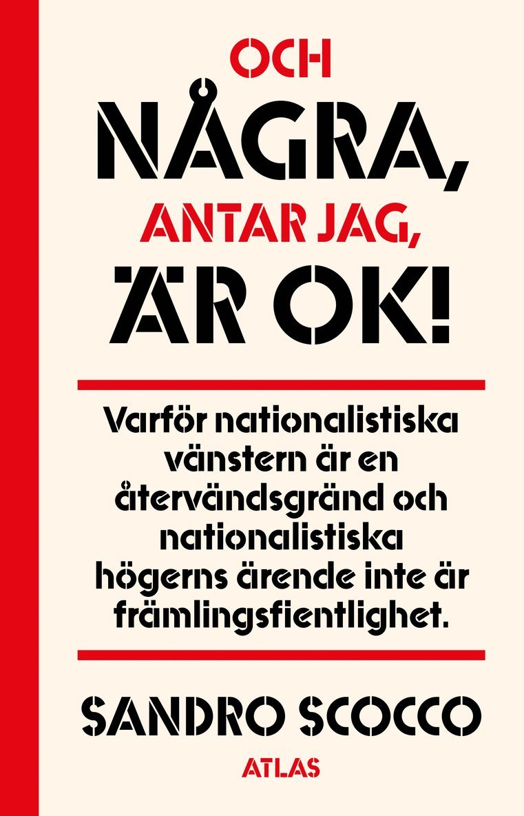 Sandro Scocco - Och några, antar jag, är ok!, Inbunden