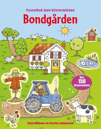 bokomslag Bondgården - pysselbok med klistermärken