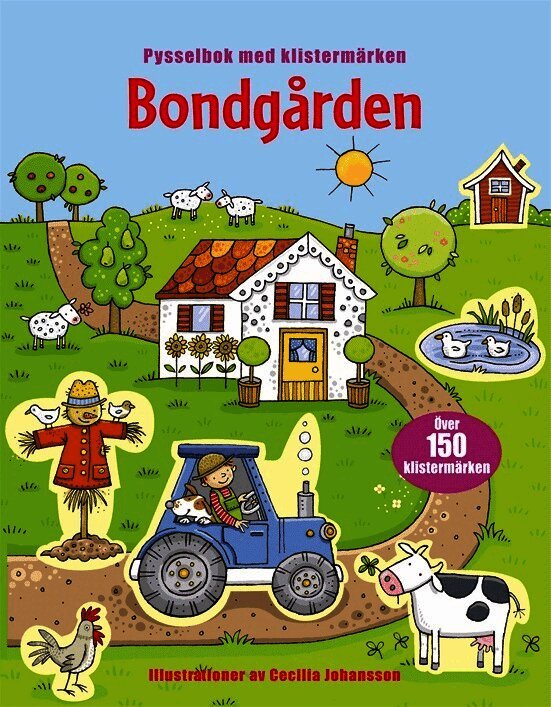 Bondgården - pysselbok med klistermärken