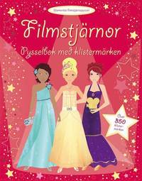 bokomslag Filmstjärnor - pysselbok med klistermärken