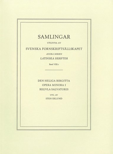 bokomslag Sancta Birgitta: Opera minora 1