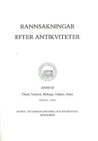 bokomslag Rannsakningar efter antikviteter, band III