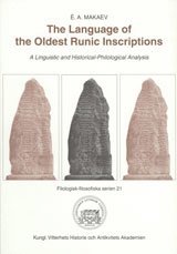 bokomslag Language of the Oldest Runic Inscriptions