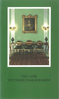 Vad gör Vitterhetsakademien?, Häftad