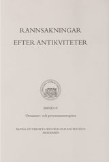 Rannsakningar efter antikviteter, band IV 1