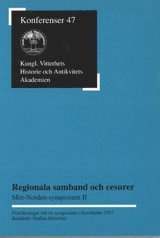 bokomslag Regionala samband och cesurer : Mitt-Norden-symposium II
