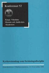 Sven-Åke Selander - Kyrkovetenskap som forskningsdisciplin, Häftad
