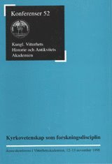 Sven-Åke Selander - Kyrkovetenskap som forskningsdisciplin, Häftad