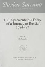 bokomslag J.G. Sparwenfeld's Diary of a Journey to Russia 1684-87