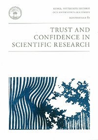 bokomslag Trust and Confidence in Scientific Research