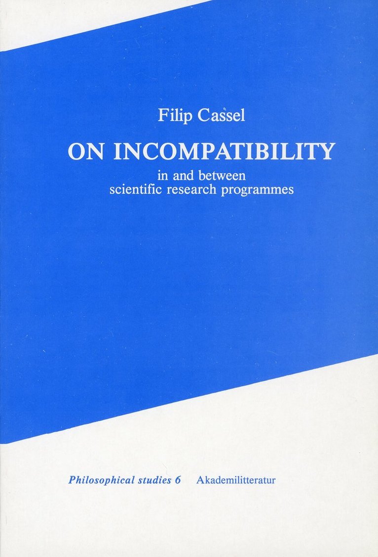 On incompability - in and between scientific research programmes 1