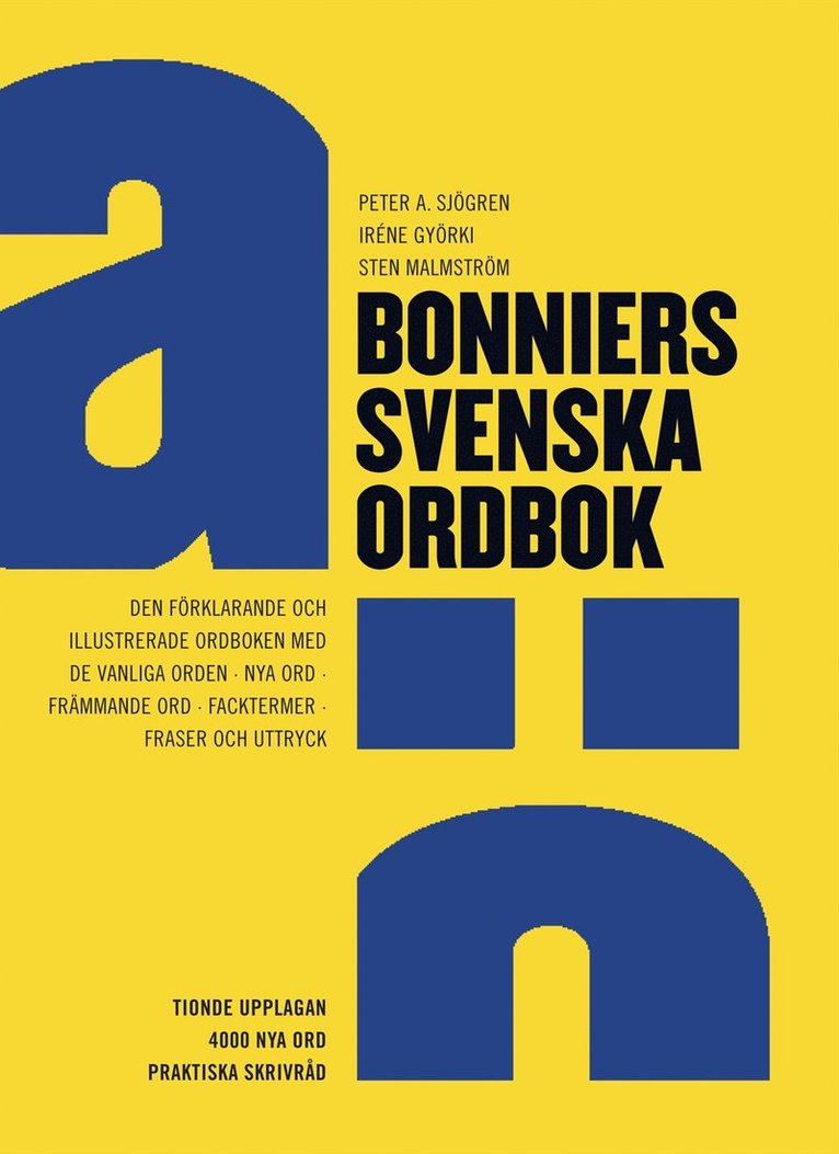 Peter A. Sjögren, Iréne Györki - Bonniers svenska ordbok, Kartonnage