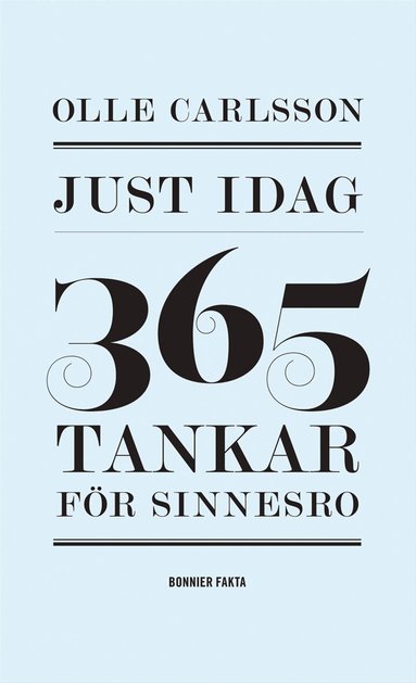 Olle Carlsson - Just idag : 365 tankar för sinnesro, Kartonnage