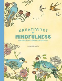 bokomslag Kreativitet och mindfulness - 100 bilder på fåglar att färglägga själv