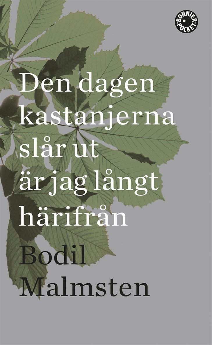 Bodil Malmsten - Den dagen kastanjerna slår ut är jag långt härifrån, Pocket