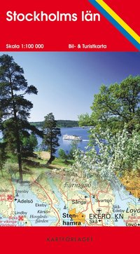 bokomslag Stockholms län karta : 1:150000