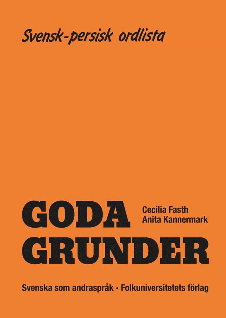 Goda Grunder svensk-persisk ordlista 1