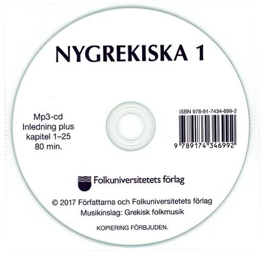 bokomslag Nygrekiska 1 cd