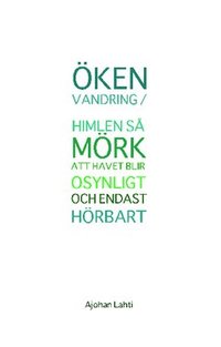 bokomslag Ökenvandring