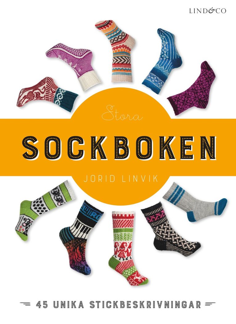 Stora sockboken : 45 unika stickbeskrivningar 1