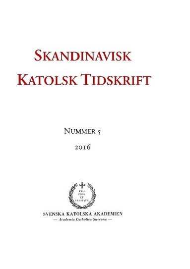 bokomslag Skandinavisk Katolsk Tidskrift 5(2016)