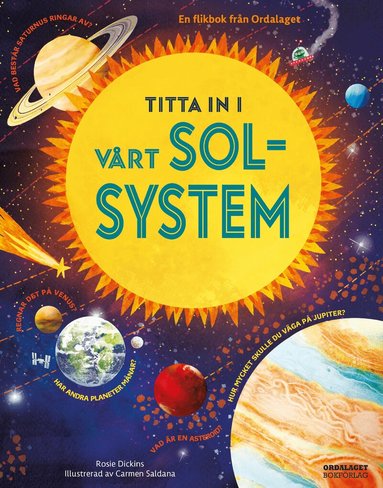 Rosie Dickins - Titta in i vårt solsystem, Inbunden