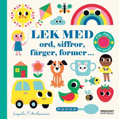 Ingela P Arrhenius - Lek med ord, siffror, färger, former, Kartonnage