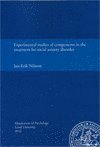 bokomslag Experimental studies of components in the treatment for social anxiety disorder