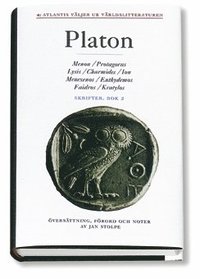 bokomslag Skrifter 2 Menon Protagoras Lysis Charmides Ion Menexenos Euthydemos Faidro