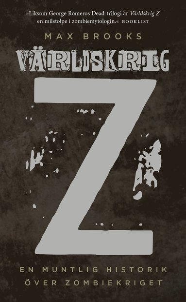 bokomslag Världskrig Z : en muntlig historik över zombiekriget