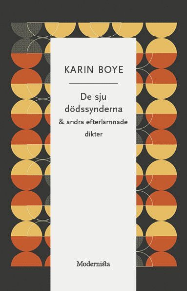 bokomslag De sju dödssynderna och andra efterlämnade dikter