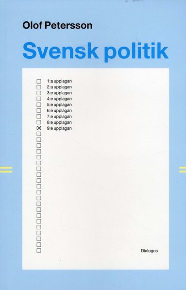 bokomslag Svensk politik