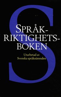 bokomslag Språkriktighetsboken