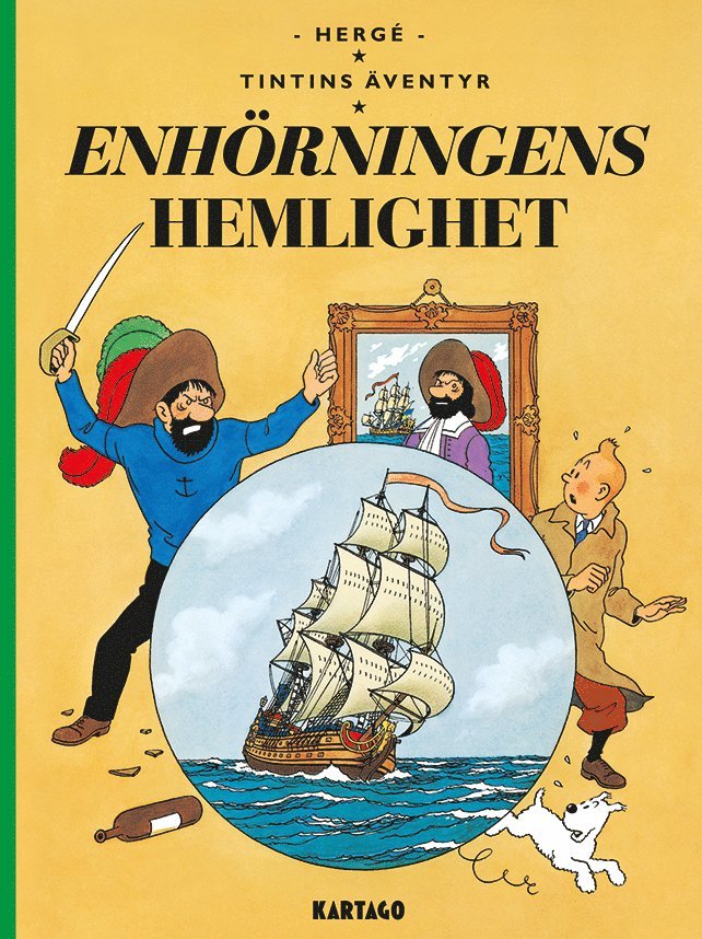 Hergé - Enhörningens hemlighet, Inbunden