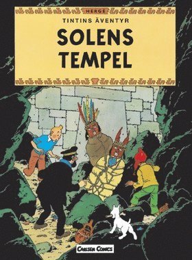 Hergé - Tintins äventyr. Solens Tempel, Kartonnage