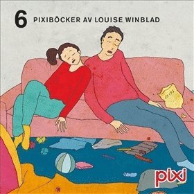 bokomslag 6 pixiböcker med "Hej hej vardag".