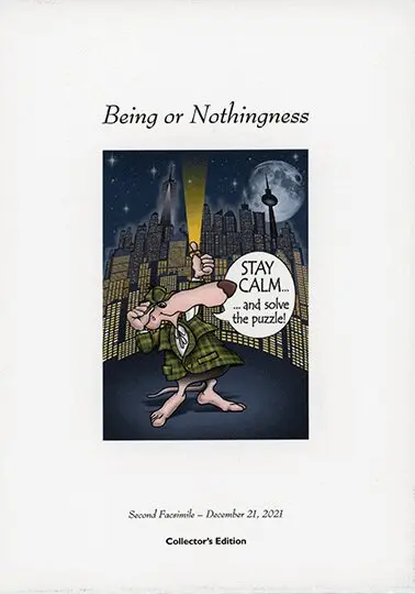 Second Facsimile of the Collector's Edition of Being or Nothingness by Joe K (Giacomo Oreglia), Inbunden. Tillgänglighet: Lägg i varukorg