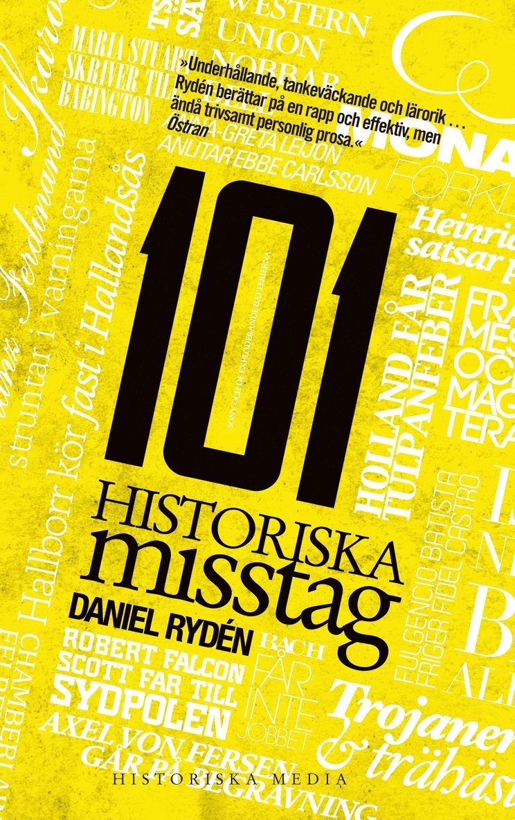 101 historiska misstag 1