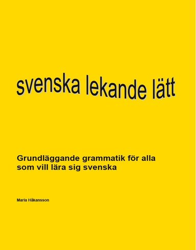 bokomslag Svenska lekande lätt - en grammatikbok