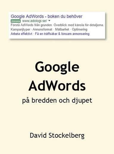 bokomslag Google AdWords - på bredden och djupet