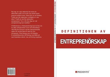 bokomslag Definitionen av entreprenörskap