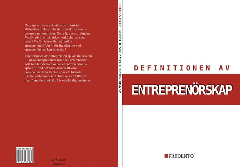 Definitionen av entreprenörskap 1