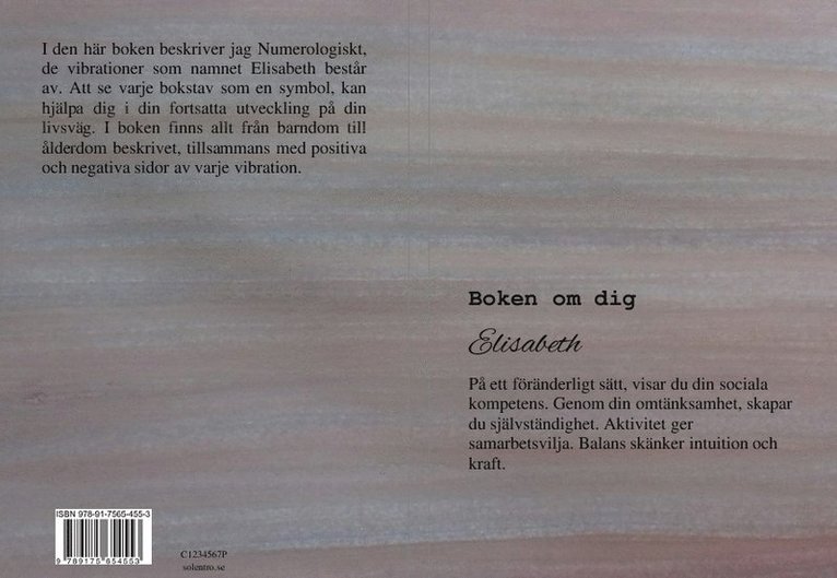 Boken om dig Elisabeth 1