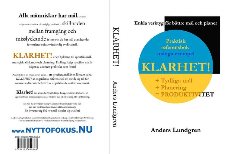 Anders Lundgren - Klarhet! : enkla verktyg för bättre mål och planer, Häftad