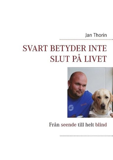 bokomslag Svart betyder inte slut på livet : Från seende till helt blind