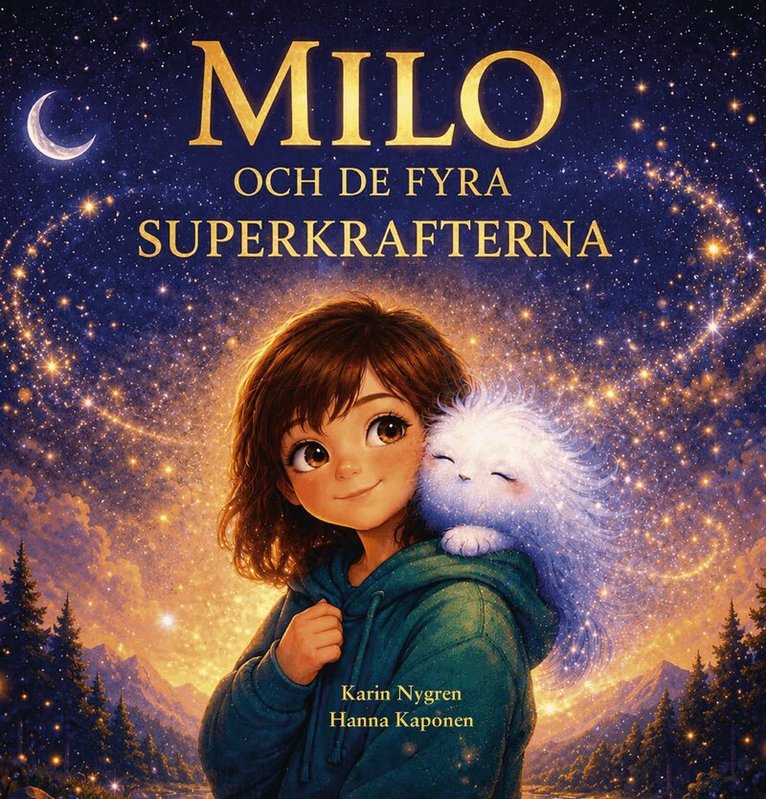 Karin Nygren, Hanna Kaponen - Milo och de fyra superkrafterna, Inbunden