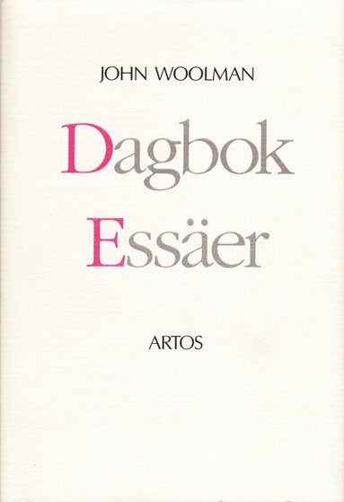 bokomslag Dagbok och Essäer